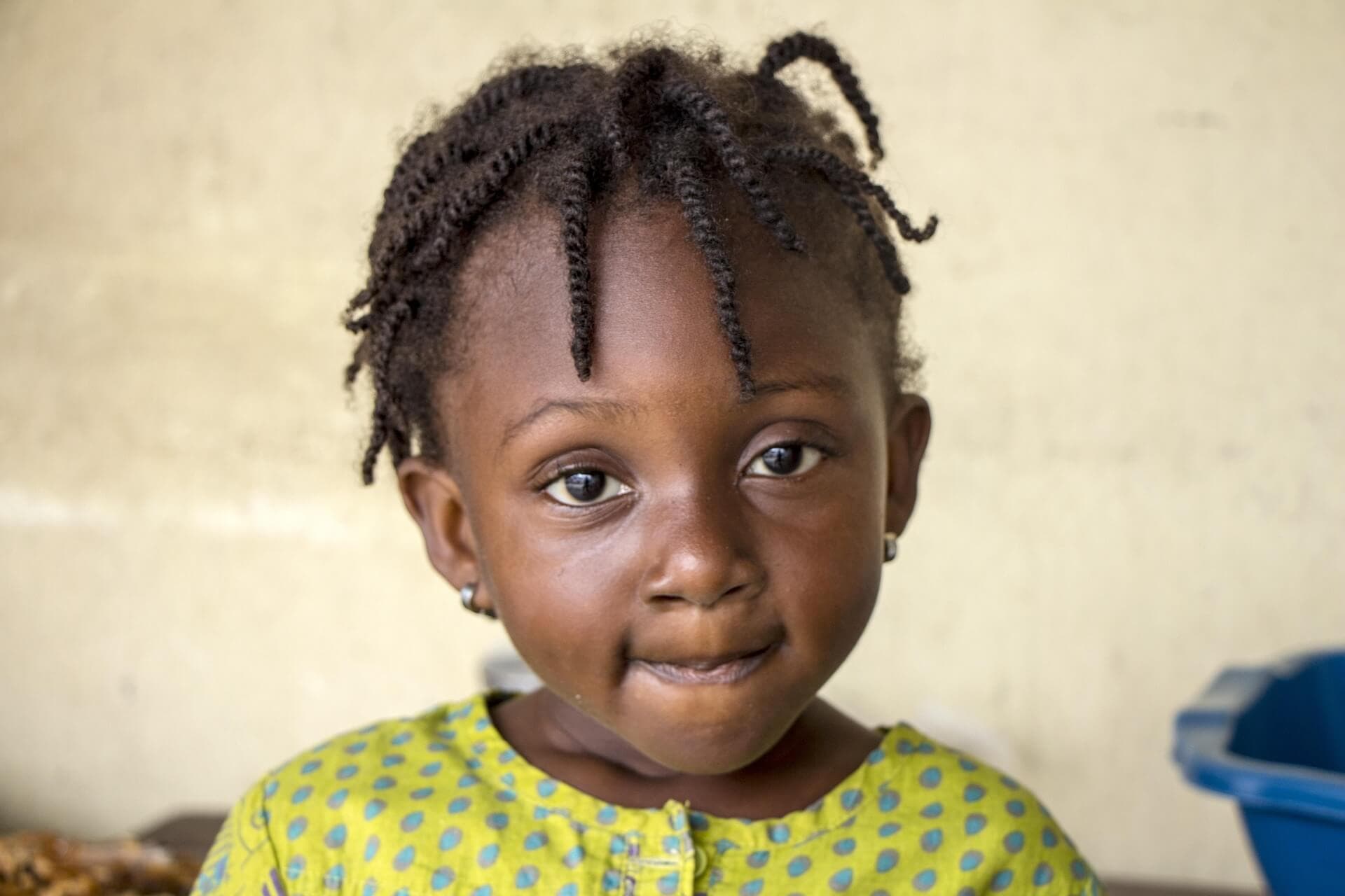 Petite fille drépanocytaire.
